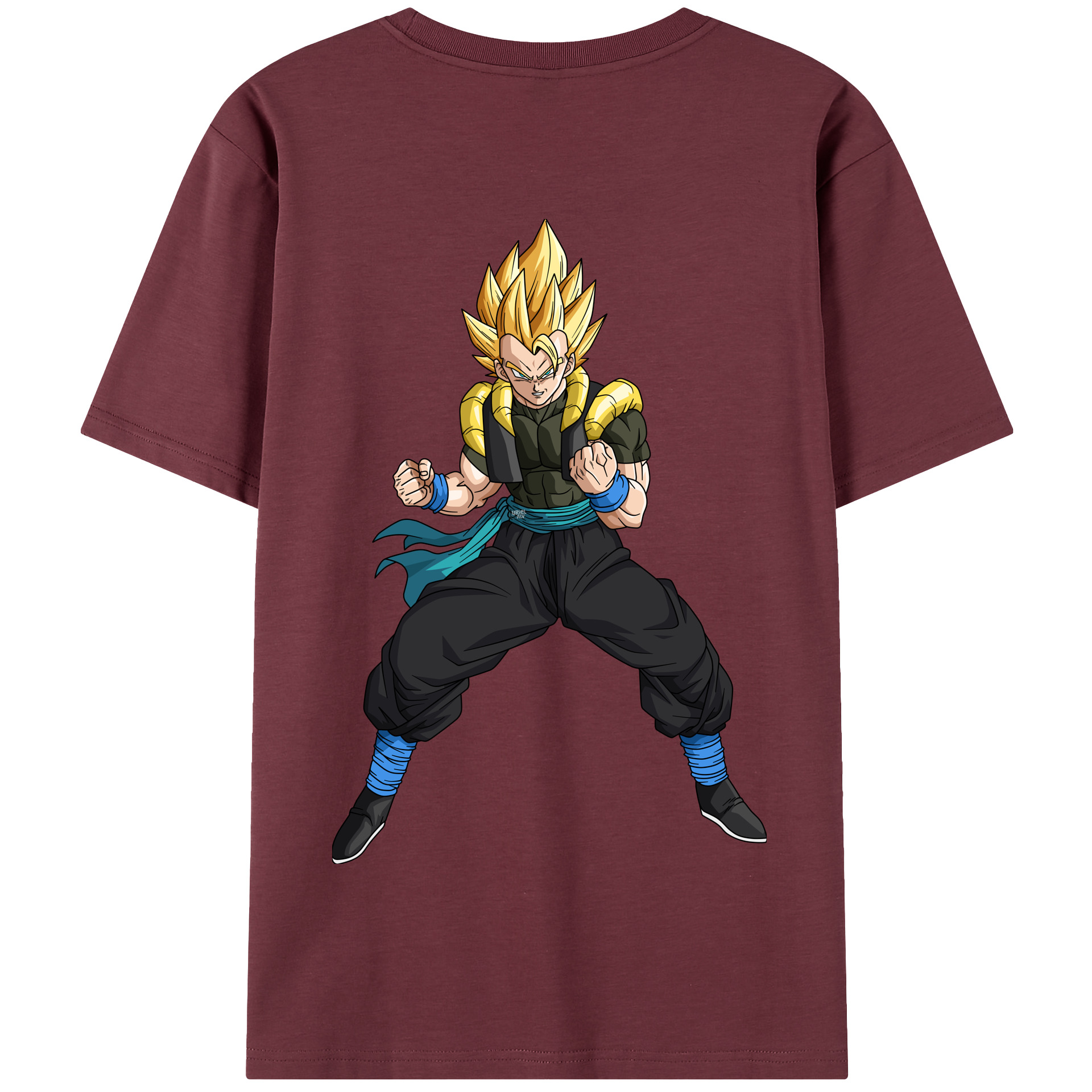 （画像用） ドラゴンボール ベジータ四世（Bejīta Yonsei）DRAGON BALL Vegeta IV 綿100％半袖Tシャツ（背面プリント）